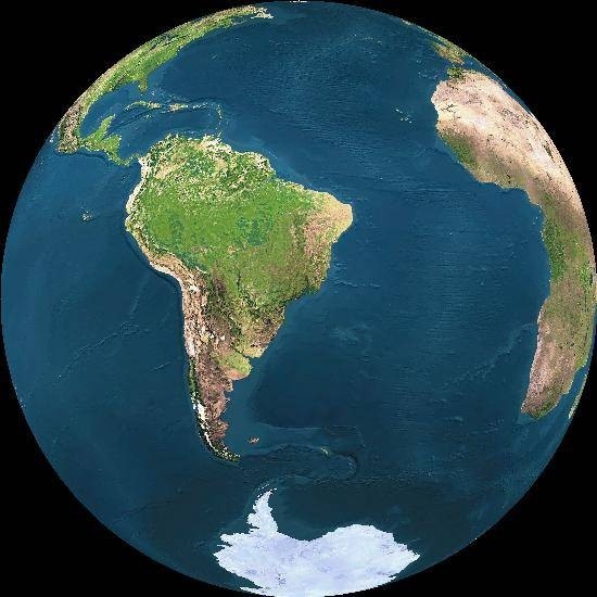 As diferenças geográficas entre os Hemisférios Norte e Sul