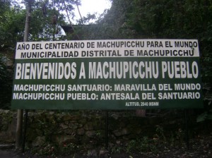 Machupicchu pueblo